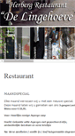 Mobile Screenshot of herbergrestaurantdelingehoeve.nl