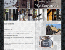 Tablet Screenshot of herbergrestaurantdelingehoeve.nl
